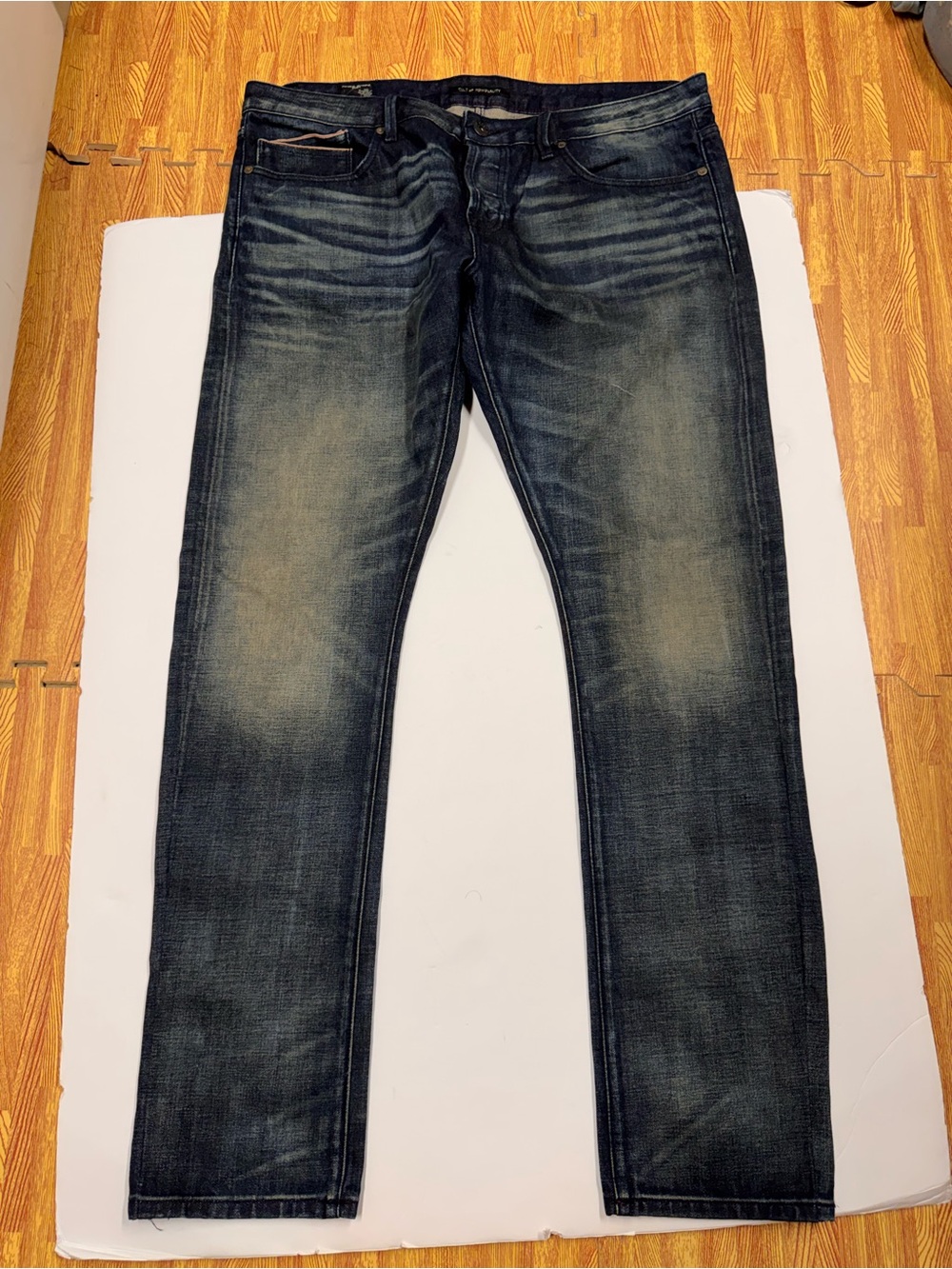 Cult Of Individuality Greaser Straight Japanese Selvedge Denim Jeans Mens 40x34
